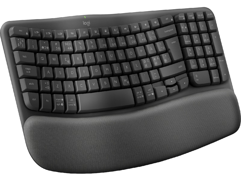 Logitech Wave Keys trådlöst tangentbord (grafit) Tangentbord