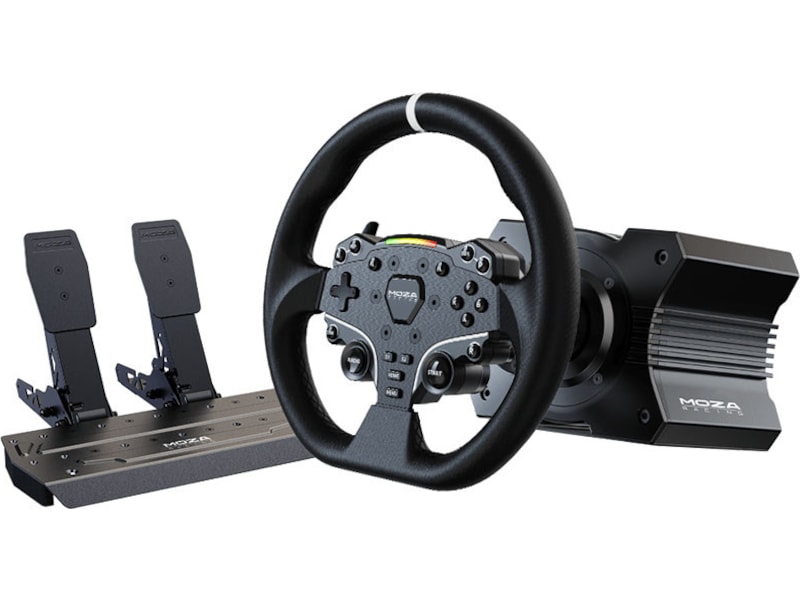 Moza Racing R5 Racing Simulator Bundle Ratt och pedaler
