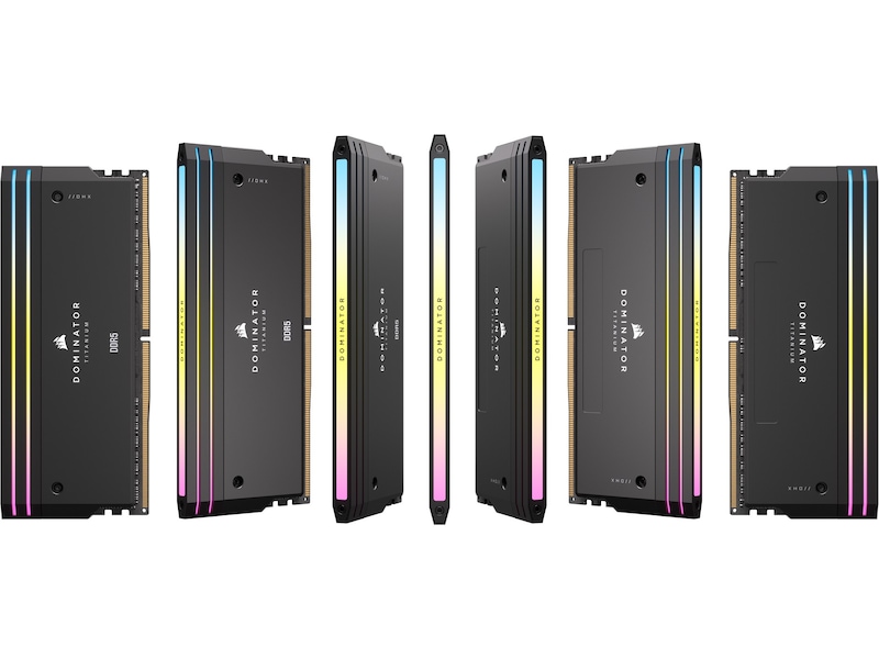 Corsair Dominator Titanium RGB DDR5 6400MHz 64GB (svart) Minne