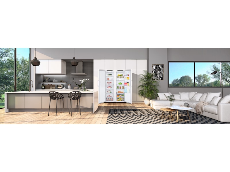 LG GLT51SWGSZ Kylskåp (vit) + Frysskåp Kylskåp