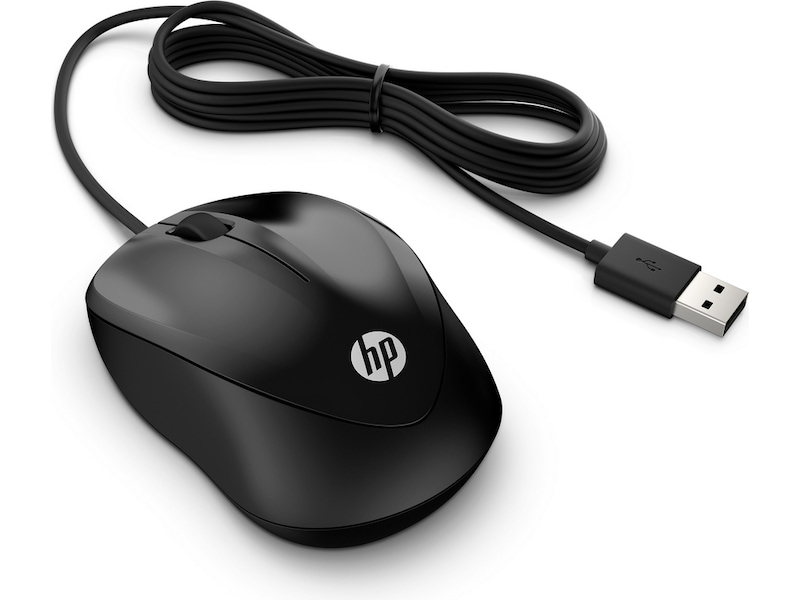 HP 1000 trådbunden mus (svart) Mus