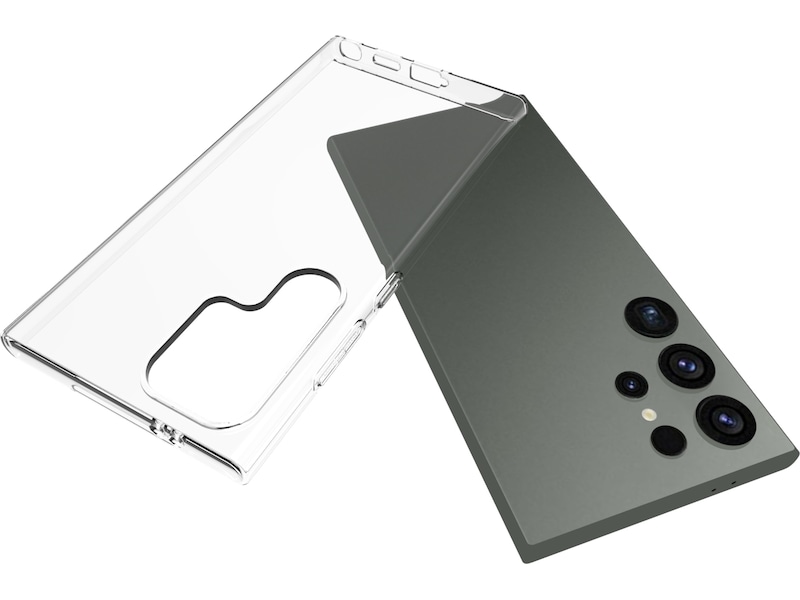 iiglo Galaxy S24 Ultra Silikonskydd (transparent) Mobilskal