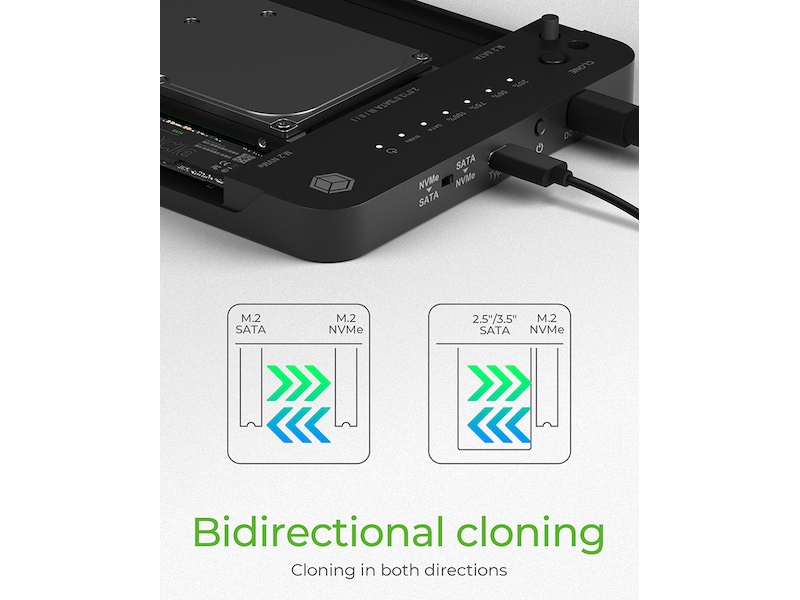 Icy Box CloneStation & DockingStation  IB-2915MSCL-C31 Dockningsstationer