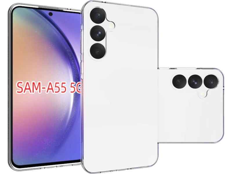 iiglo Samsung Galaxy A55 Silikonskal (transparent) Mobilskal