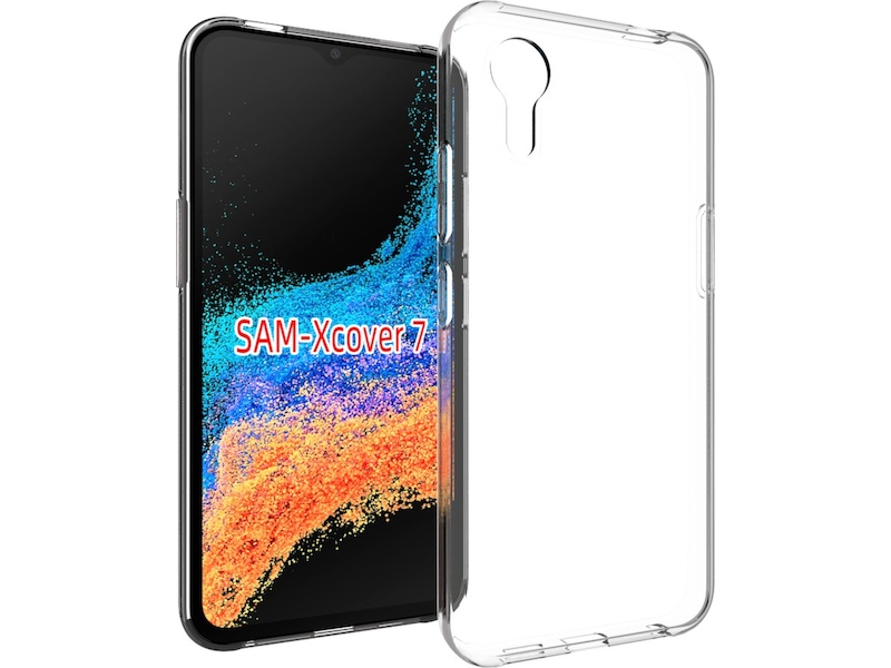 iiglo Samsung XCover 7 Silikonskydd (transparent) Mobilskal