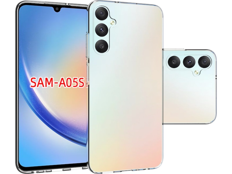 iiglo Galaxy A05S Silikonskydd (transparent) Mobilskal