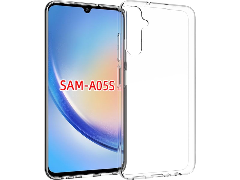 iiglo Galaxy A05S Silikonskydd (transparent) Mobilskal