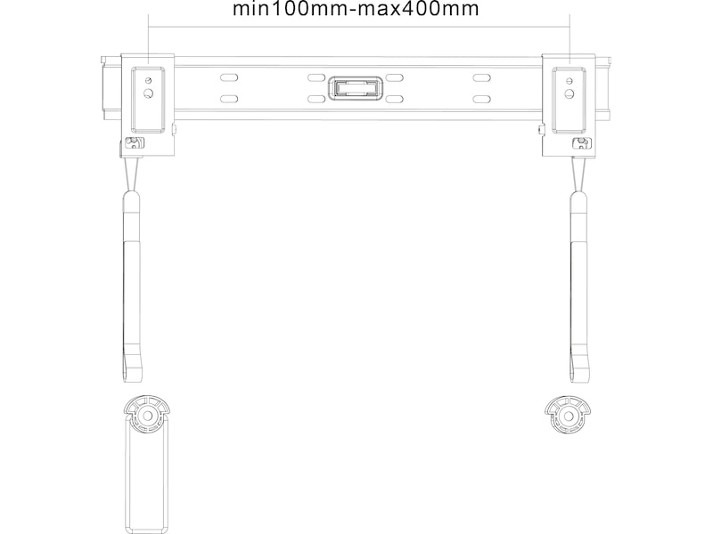 Andersson FDW 2.1 väggfäste TV slim 32-55" Väggfäste & TV-stativ