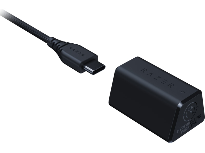 Razer DeathAdder V3 Pro + HyperPolling Wireless Dongle (svart) Gamingmus