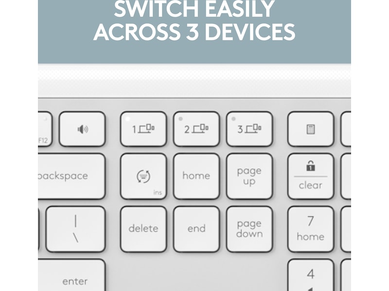 Logitech Signature Slim Combo MK950 (off-white) Mus & tangentbord -combo-paket