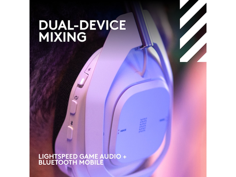 Astro A50 X LIGHTSPEED Trådlöst Gaming headset + batteriladdare (vit) Gamingheadset