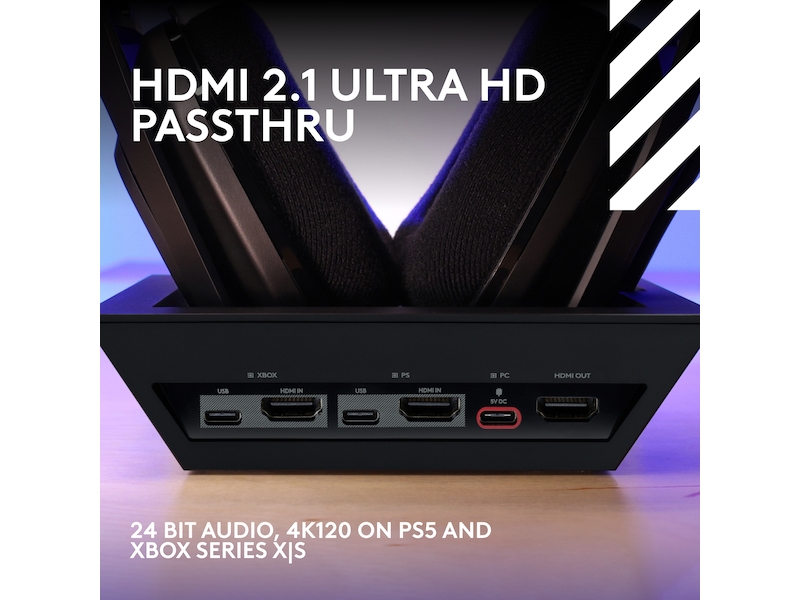 Astro A50 X LIGHTSPEED Trådlöst Gaming headset + batteriladdare (svart) Gamingheadset