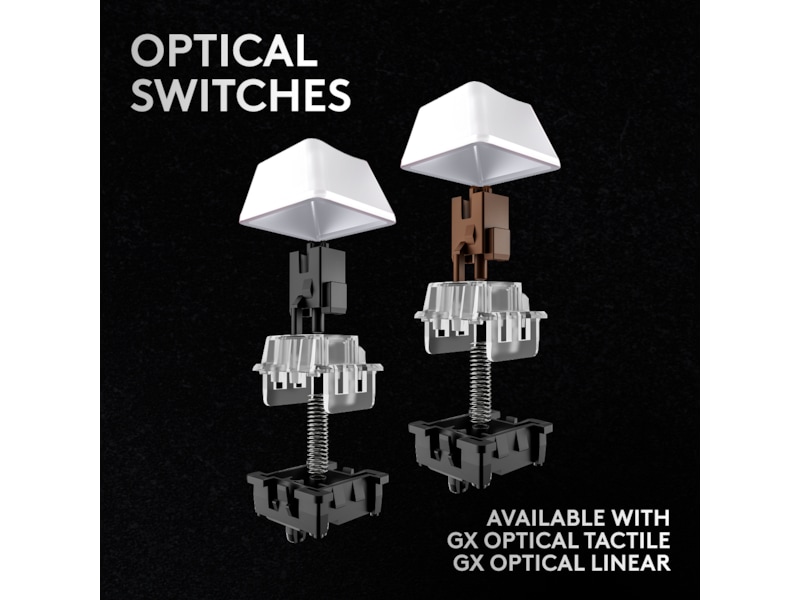 Logitech G Pro X 60 Lightspeed Tactile trådlöst gamingtangentbord (vit) Gamingtangentbord