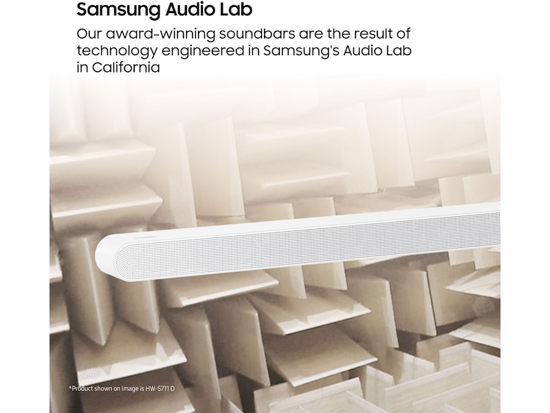 Samsung HW-S711D soundbar med subwoofer (vit) Soundbars