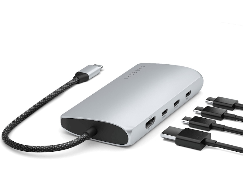 Satechi Multiport 8K Docking V3 (silver) Dockningsstation och USB-hub