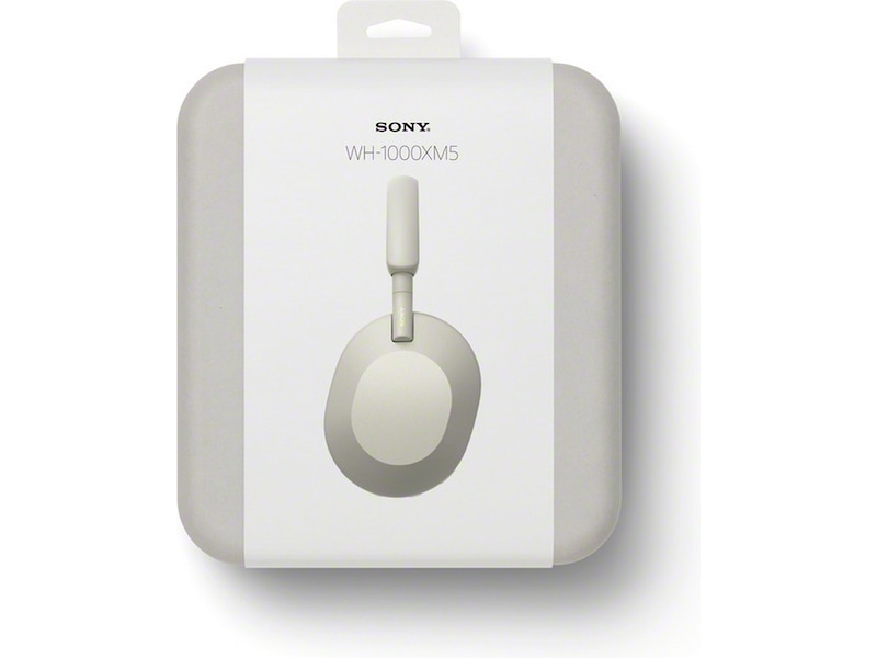 Sony WH-1000XM5 trådlösa hörlurar, Over-Ear (silver) Hörlurar