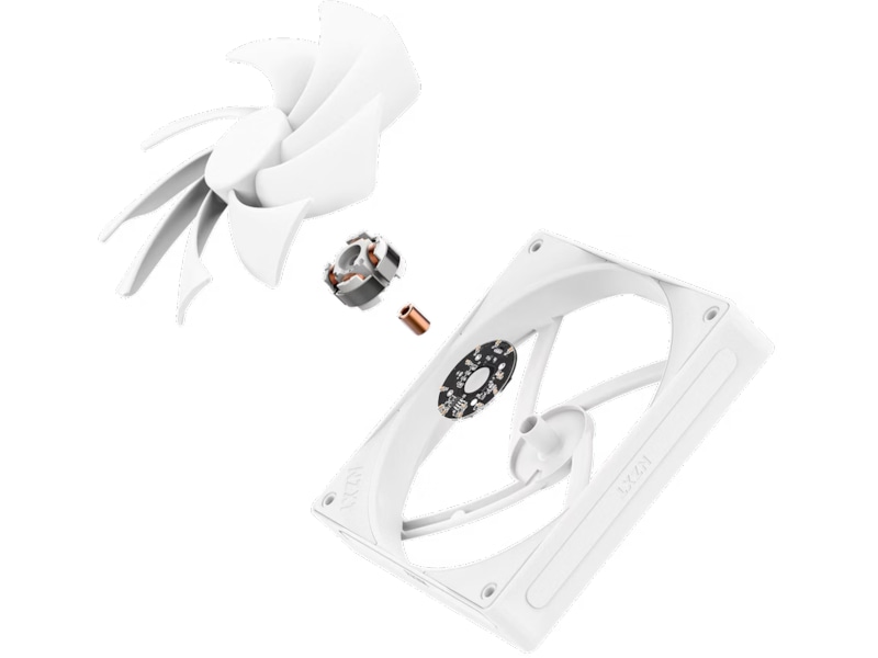 NZXT F140Q Quiet Airflow Fläkt (vit) Fläkt