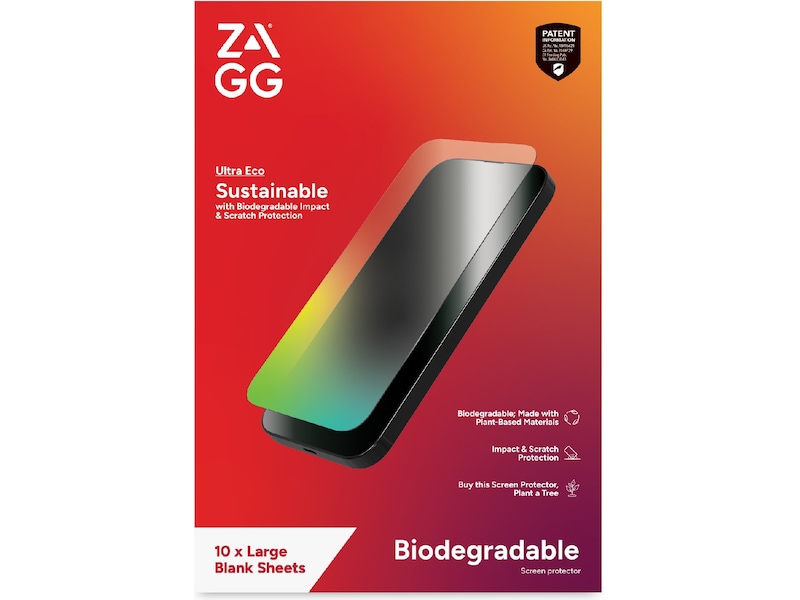 Zagg Ultra ECO Skärmskydd - Large Skärmskydd surfplattor