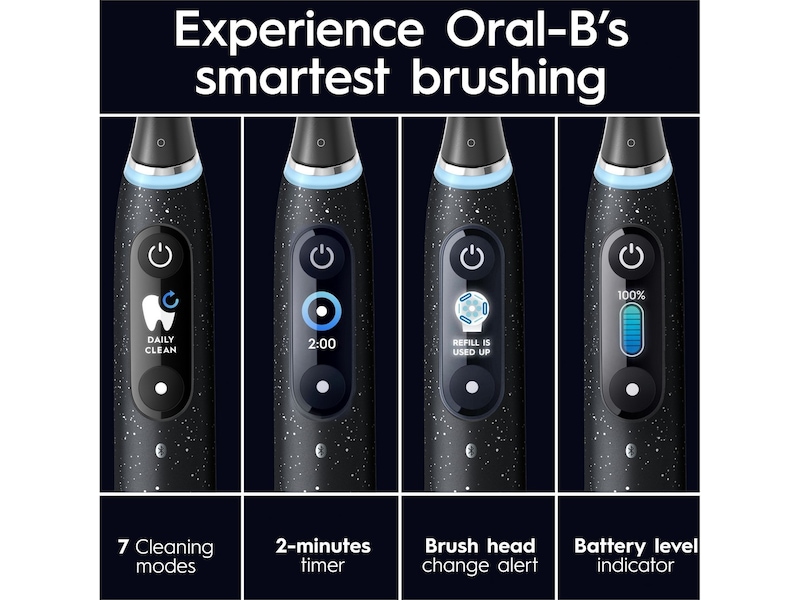 Oral-B iO 10 elektrisk tandborste (svart) Eltandborste