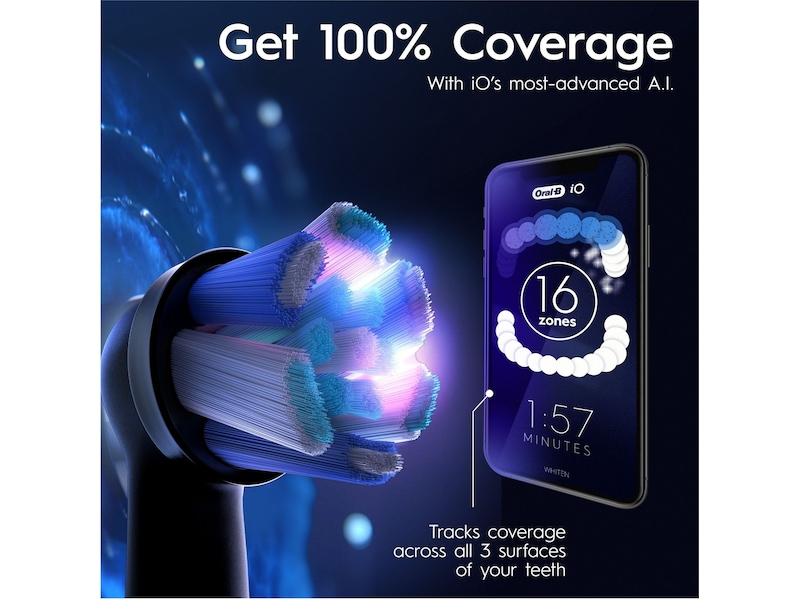 Oral-B iO 10 elektrisk tandborste (svart) Eltandborste