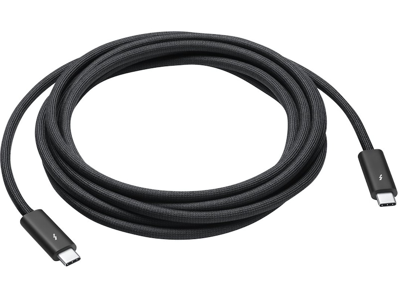 Apple Thunderbolt 4 Pro kabel 3m (svart) Adaptrar och kablage