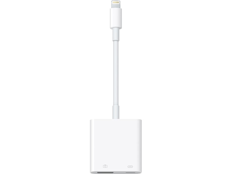 Apple Lightning till USB3-kameraadapter (vit) Adaptrar och kablage