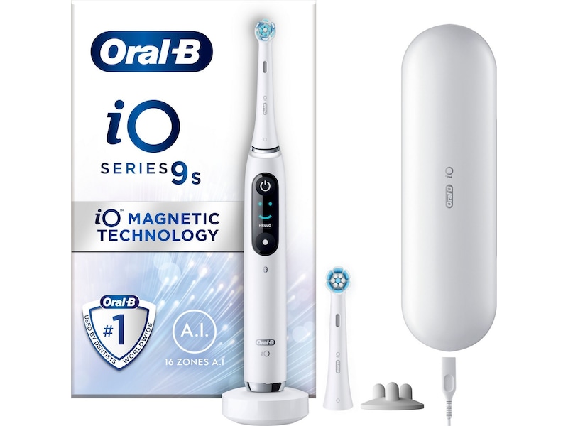 Oral-B iO 9 elektrisk tandborste (vit) Eltandborste