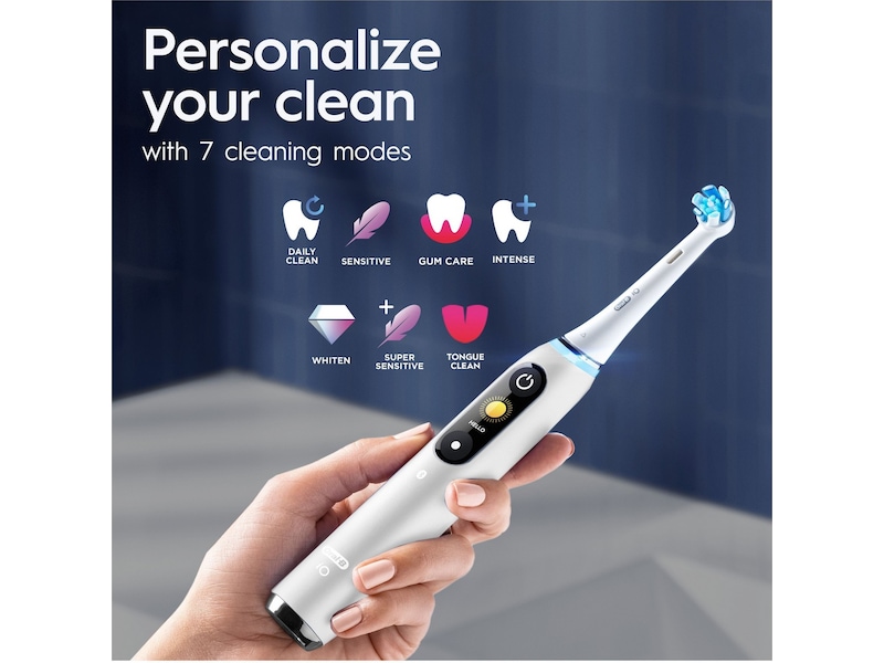 Oral-B iO 9 elektrisk tandborste (vit) Eltandborste