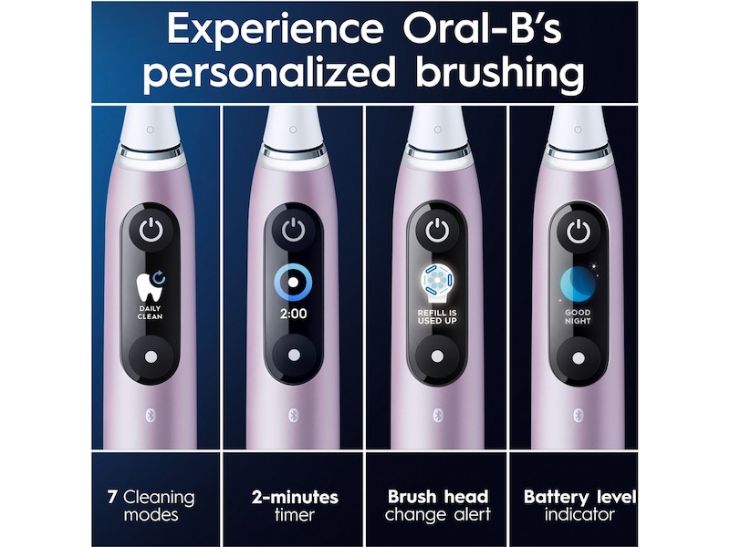 Oral-B iO 9 elektrisk tandborste (rosa) Eltandborste