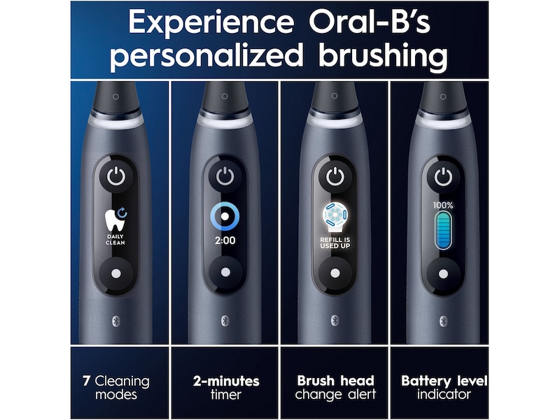 Oral-B iO 9 elektrisk tandborste (svart) Eltandborste