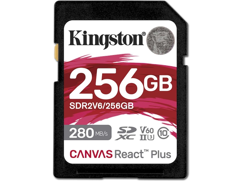 Kingston Canvas React Plus V60 256GB Minneskort