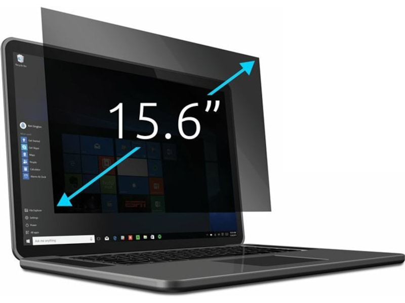 Kensington 15,6" löstagbart Privacy skärmfilter Skärmskydd surfplattor