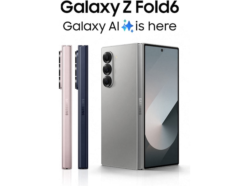 Samsung Galaxy Z Fold6 1TB (silver shadow) Mobiltelefoner