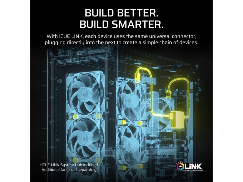 Corsair iCUE LINK Titan 360 RX RGB AIO Kylare (svart) CPU - Vattenkylning