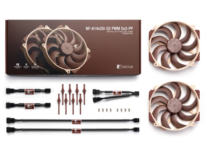 Noctua NF-A14x25r G2 PWM Sx2-PP Fläkt Fläkt