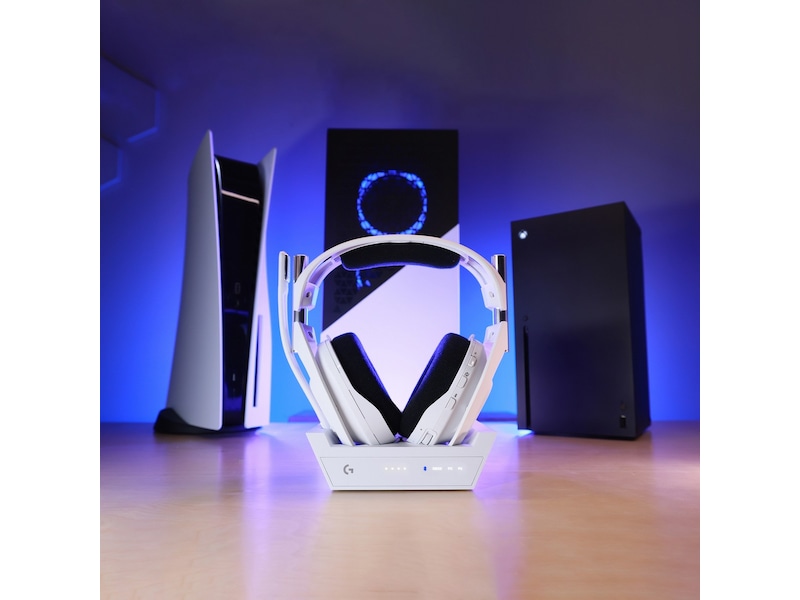 Astro A50 X LIGHTSPEED Trådlöst Gaming headset + batteriladdare (vit) -B-Grade Demo headset