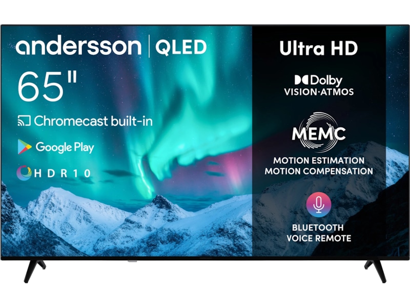Andersson 65" 4K QLED-TV QLED6550UHD 60 - 69 tums TV