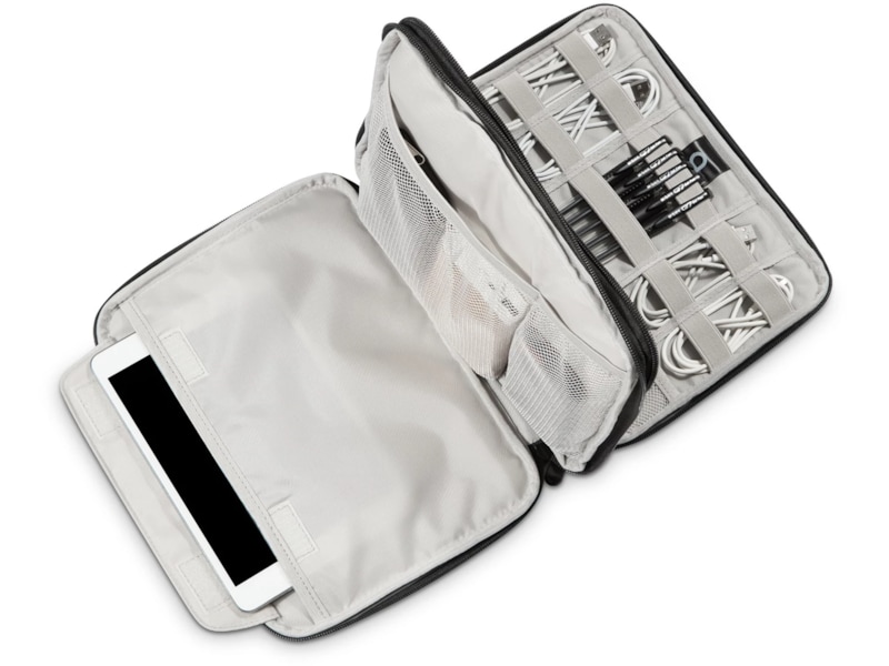 Andersson Stor förvaringsväska för surfplatta och tillbehör (grå) Kabeldöljare och tillbehör