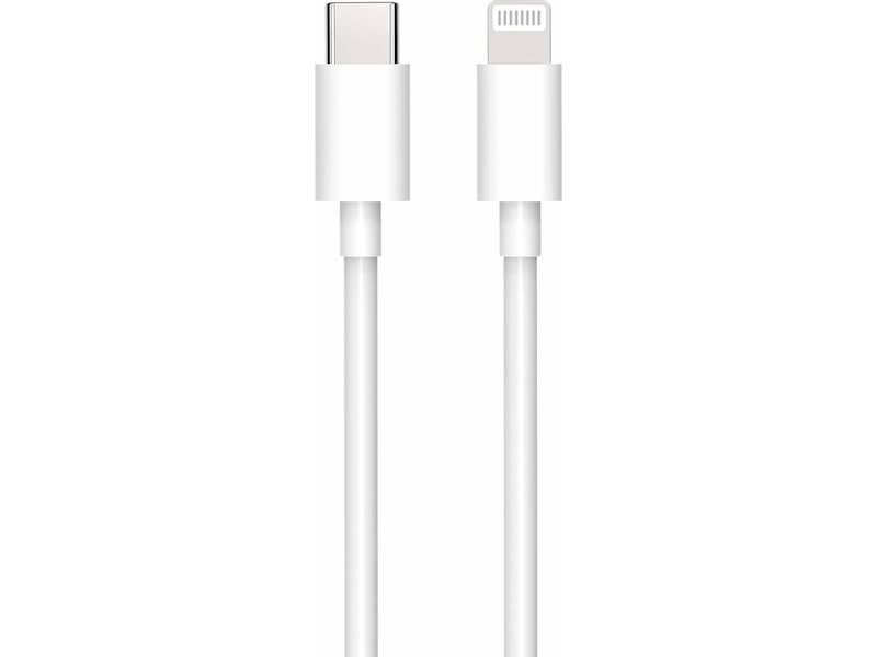 Lightning till USB-C-kabel 2m (vit) USB-kablar