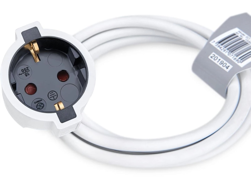 Andersson Förlängningssladd 2m (vit) Förlängningskabel & förgrening