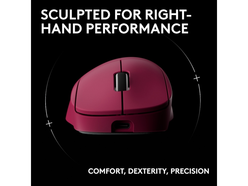 Logitech G Pro X Superlight 2 DEX trådlös gamingmus (rosa) Gamingmus
