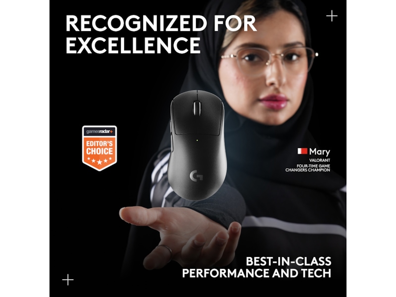 Logitech G Pro X Superlight 2 DEX trådlös gamingmus (rosa) Gamingmus