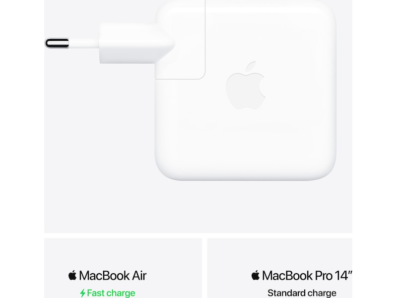 Apple Strömadapter 70W (vit) Batteri och laddare