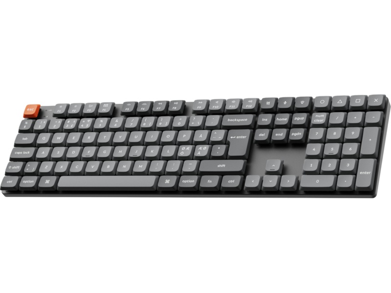 Keychron K5 MAX QMK/VIA Gateron Red trådlöst gamingtangentbord Gamingtangentbord