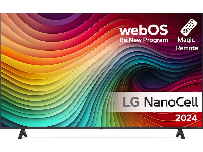 LG 55'' NANO 81 4K TV (2024) 55NANO81T6A + Soundbar 50 - 59 tums TV