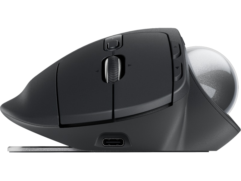 Logitech MX Ergo S Advanced Trådlösmus Trackball (graphite) Ergonomi