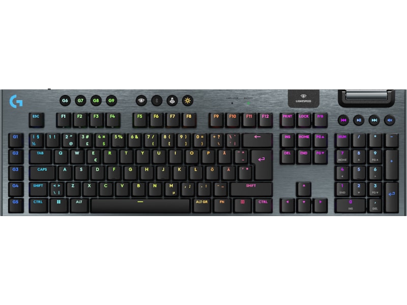 Logitech G915 X Lightspeed Trådlös Gamingtangentbord (svart) Gamingtangentbord