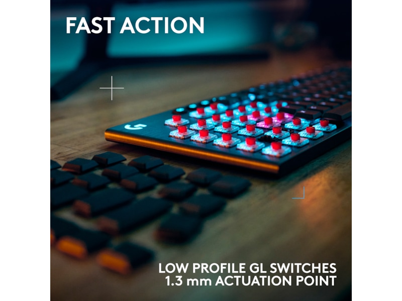 Logitech G915 X Lightspeed Trådlös Gamingtangentbord (svart) Gamingtangentbord