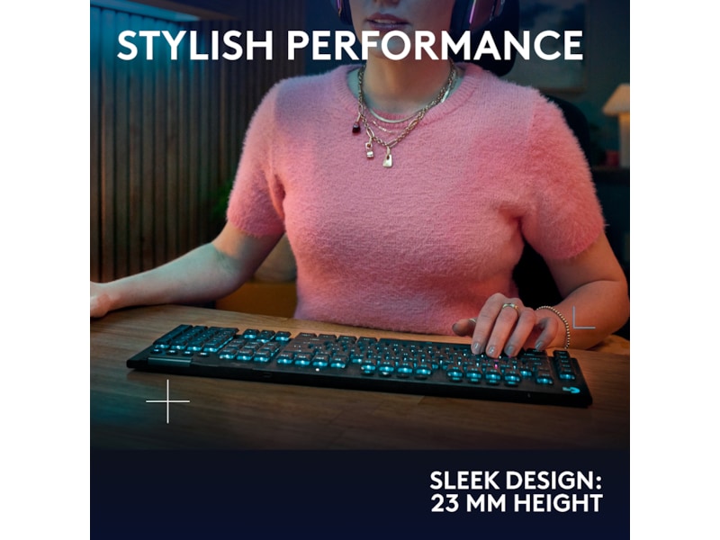 Logitech G915 X Lightspeed Trådlös Gamingtangentbord (svart) Gamingtangentbord