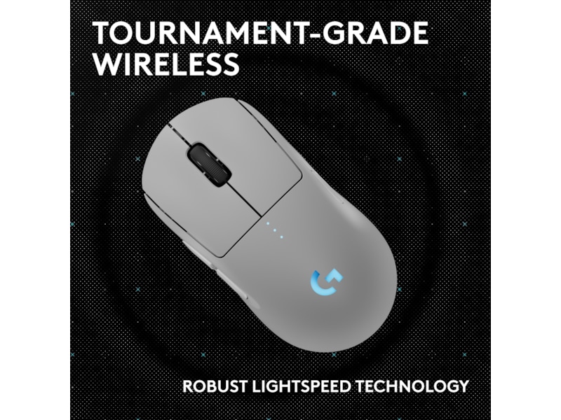 Logitech PRO 2 Lightspeed Trådlös Gamingmus (vit) Gamingmus